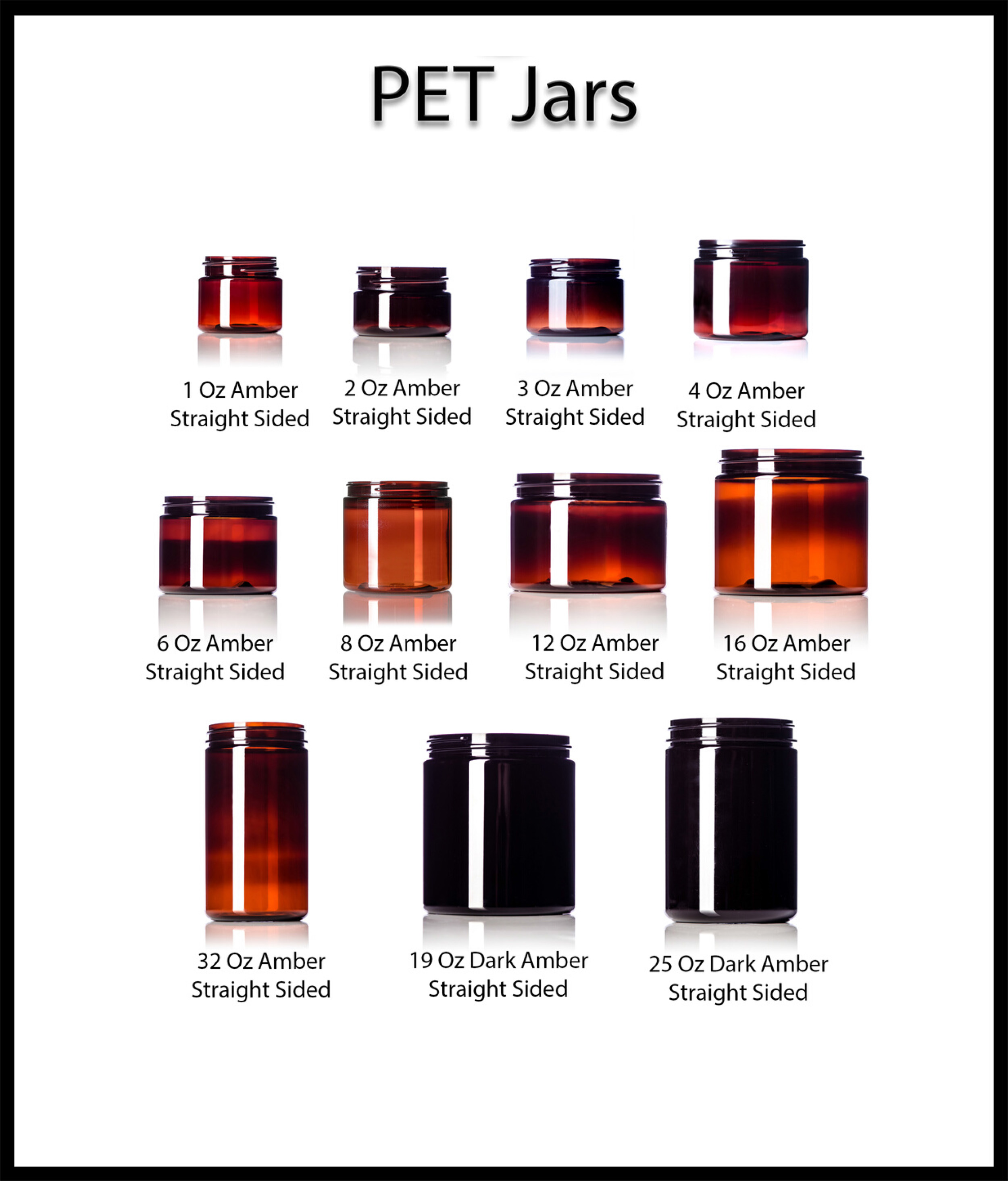 Amber Cannabis Jars